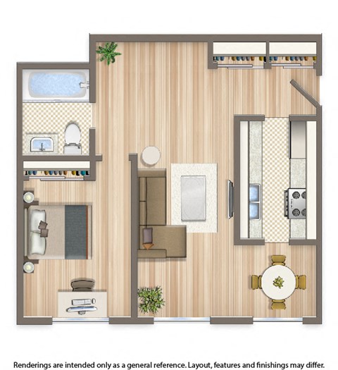 fort totten apartments one bedroom floor plan